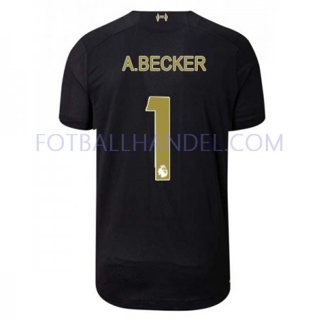 Herre Fotballdrakter Keeper Liverpool Alisson Becker 1 Hjemme 2019-20 Kortermet